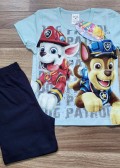 Детска памучна пижама ИВАТЕКС 0273 синьо