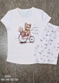 Детска памучна пижама ИВАТЕКС 0289 розова
