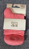 Дамски памучни чорапи без ластик SISI Calzino Fresh cotton blu и corallo