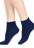 Дамски памучни чорапи без ластик SISI Calzino Fresh cotton blu и corallo