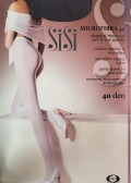 Плътен микрофибърен чорапогащник SISI Microfibra 40 den, сив