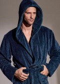 Мъжки халат от микрополар INFIOREUOMO 3644 SPA blu