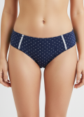 Дамска памучна бикина Венера стил 1504 тъмно синьо/ ромб