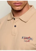 Поло/ тениска ICEBERG 2026, бежово