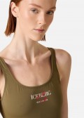 Цял бански костюм ICEBERG Heritage, olive