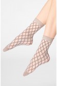 Дамски чорапи OROBLU Twins socks dual motif, 68506, Chocolate, 2 броя