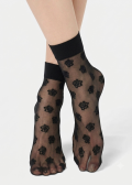 Дамски чорапи OROBLU socks lovely Rose, 68507, Nero