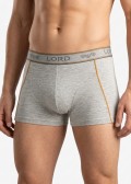 Мъжки боксер с външен ластик LORD 270, светло сив меланж