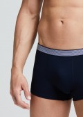 Мъжки боксер от органичен памук POMPEA Cotton Planet, Navy