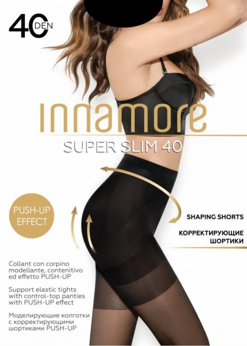Чорапогащи с Push Up ефект 40 DEN Innamore