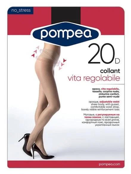 Изчистен матов чорапогащник Pompea 20 Den