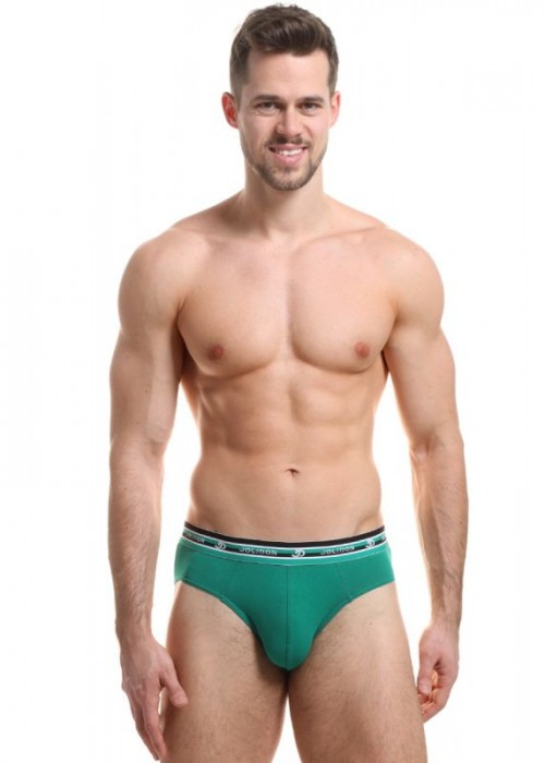 Мъжки слип с външен ластик JOLIDON 278 green