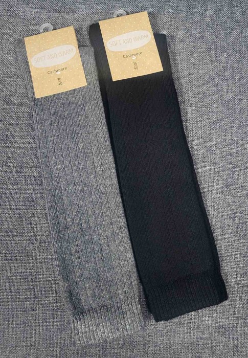 Кашмирени дамски 3/4 чорапи LaDiva Soft and Warm 24-3