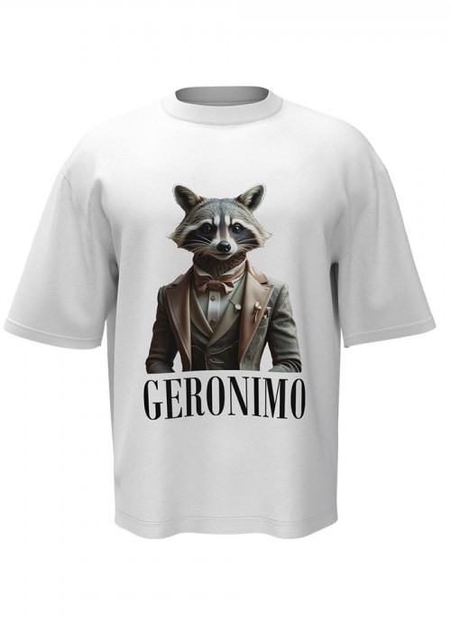 Мъжка тениска GERONIMO 2026, бяло
