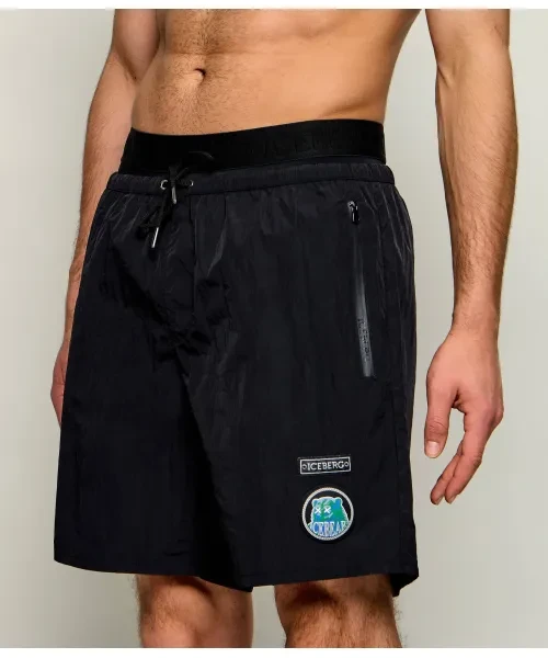 Мъжки плувни шорти ICEBERG Medium boardshort 2026, nero