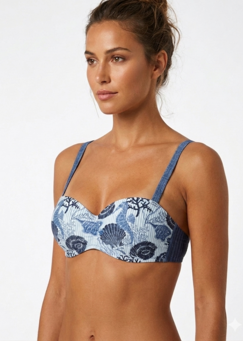 Дамски бански горна част/ бриджитка DELFINA R33 Kamado
