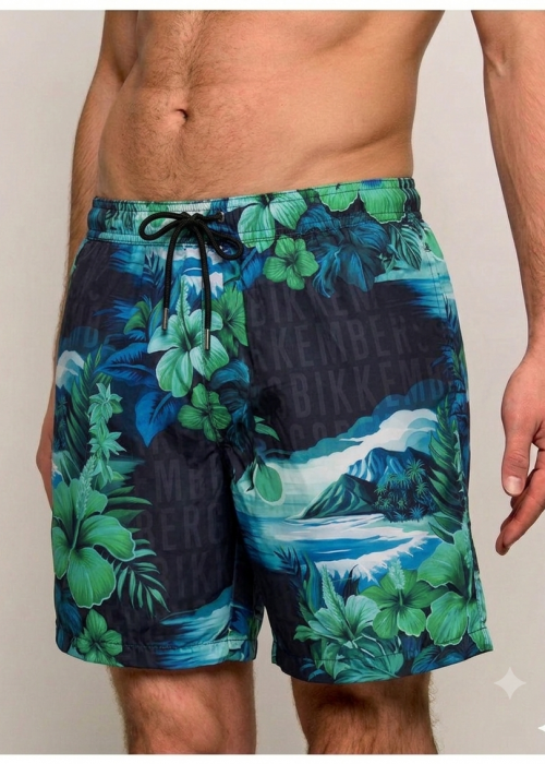 Мъжки плувни шорти BIKKEMBERG Medium Boardshort, green