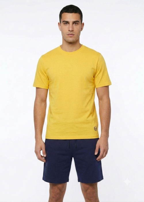 Мъжка памучна пижама Sergio Tacchini 1355, solar yellow