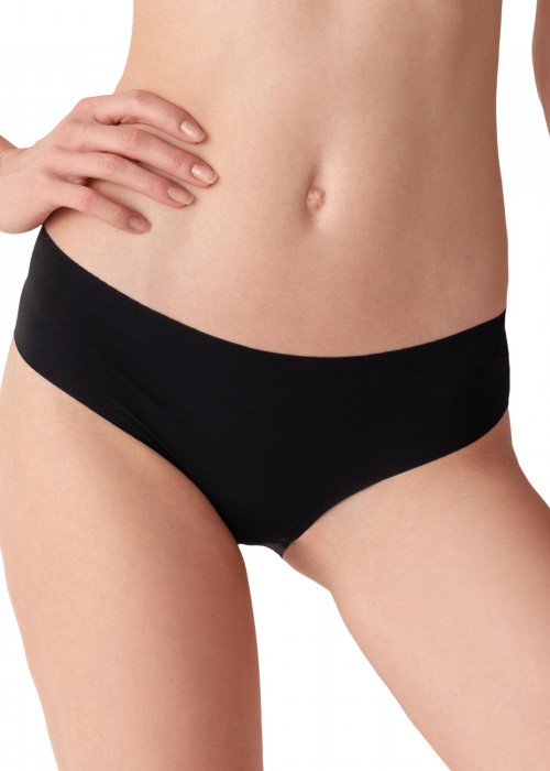 Дамска безшевна бикина микрофибър COTONELLA 8158 INVISIBLE, Black