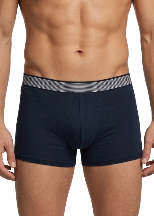 Мъжки боксер от органичен памук POMPEA Cotton Planet, Navy