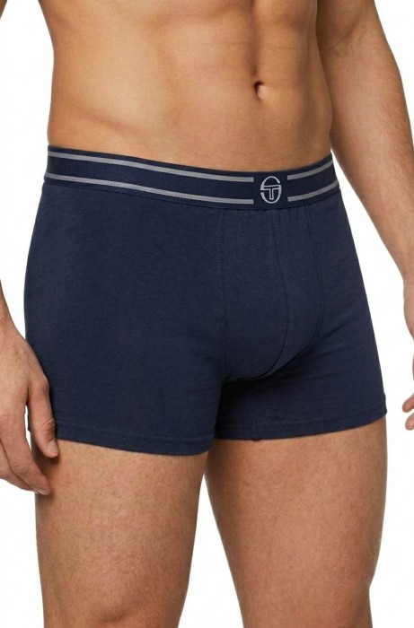 Мъжки боксер с външен ластик Sergio Tacchini 9017, Blu